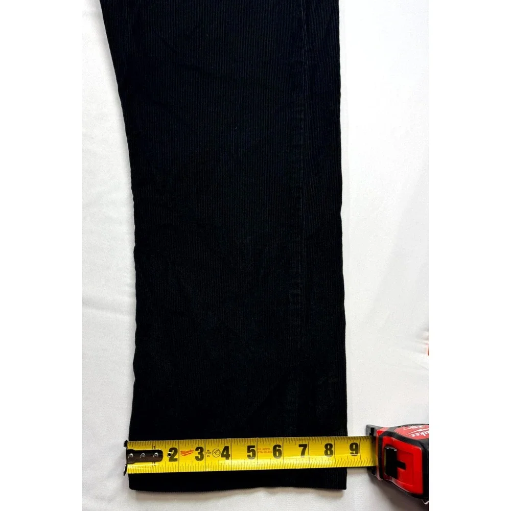 Levi's 511 Pants‎ Mens Size 38x30 Black Cotton Blend Skinny Corduroy Stretch